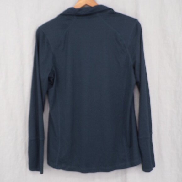 Lukka Lux Women's 1/4 Zip Long Sleeve Athletic Top - blue, M - Picture 4 of 9